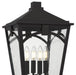 Myhouse Lighting Quoizel - JAX9010WT - Four Light Outdoor Post Lantern - Jaxon - Western Bronze