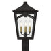 Myhouse Lighting Quoizel - JAX9010WT - Four Light Outdoor Post Lantern - Jaxon - Western Bronze