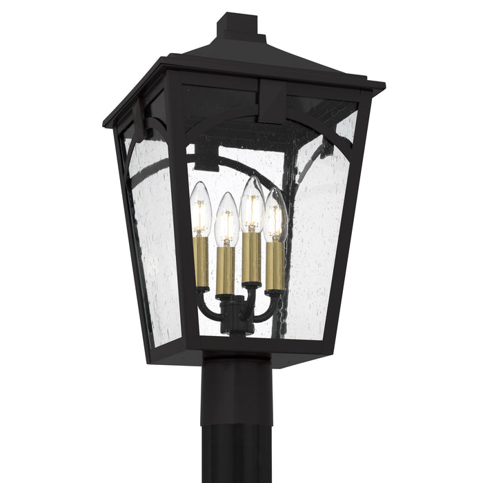 Myhouse Lighting Quoizel - JAX9010WT - Four Light Outdoor Post Lantern - Jaxon - Western Bronze
