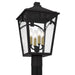 Myhouse Lighting Quoizel - JAX9010WT - Four Light Outdoor Post Lantern - Jaxon - Western Bronze