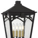 Myhouse Lighting Quoizel - JAX9010WT - Four Light Outdoor Post Lantern - Jaxon - Western Bronze