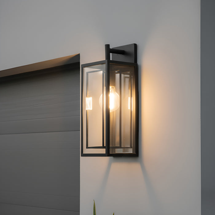 Myhouse Lighting Quoizel - JAY8406MBK - One Light Outdoor Wall Lantern - Jayce - Matte Black