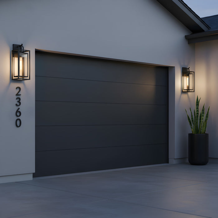 Myhouse Lighting Quoizel - JAY8407MBK - One Light Outdoor Wall Lantern - Jayce - Matte Black