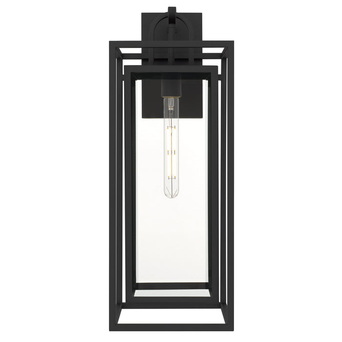 Myhouse Lighting Quoizel - JAY8409MBK - One Light Outdoor Wall Lantern - Jayce - Matte Black