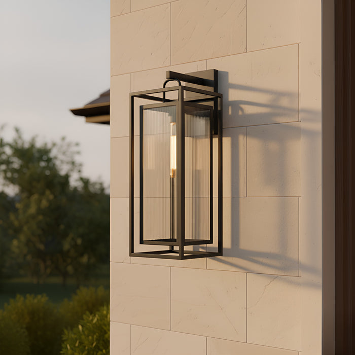 Myhouse Lighting Quoizel - JAY8409MBK - One Light Outdoor Wall Lantern - Jayce - Matte Black