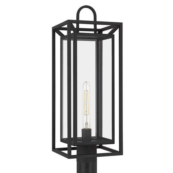 Myhouse Lighting Quoizel - JAY9009MBK - One Light Outdoor Post Lantern - Jayce - Matte Black