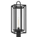 Myhouse Lighting Quoizel - JAY9009MBK - One Light Outdoor Post Lantern - Jayce - Matte Black