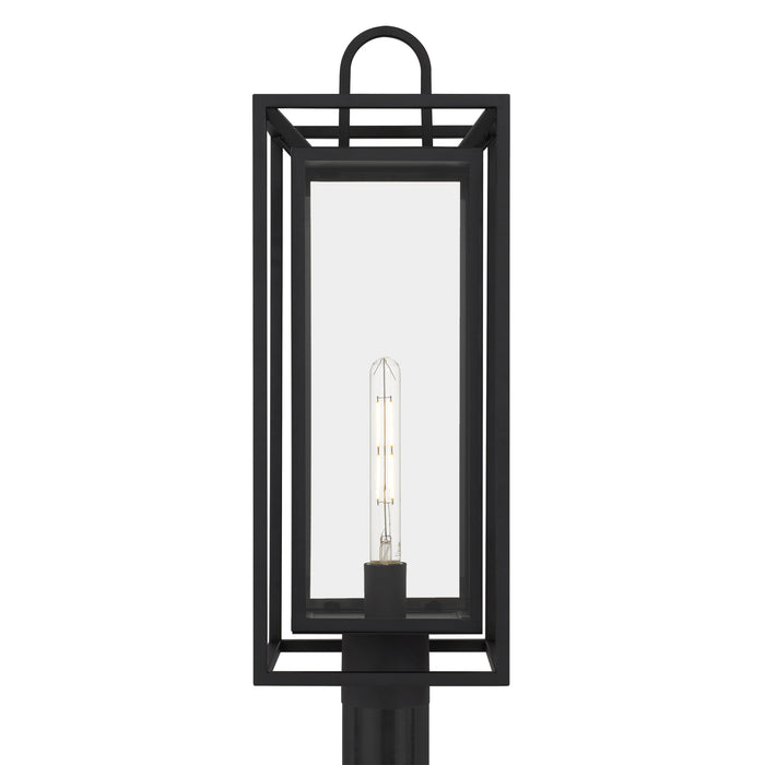 Myhouse Lighting Quoizel - JAY9009MBK - One Light Outdoor Post Lantern - Jayce - Matte Black