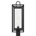 Myhouse Lighting Quoizel - JAY9009MBK - One Light Outdoor Post Lantern - Jayce - Matte Black