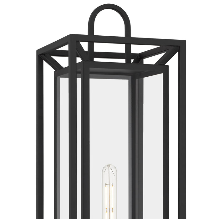 Myhouse Lighting Quoizel - JAY9009MBK - One Light Outdoor Post Lantern - Jayce - Matte Black