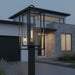Myhouse Lighting Quoizel - JAY9009MBK - One Light Outdoor Post Lantern - Jayce - Matte Black