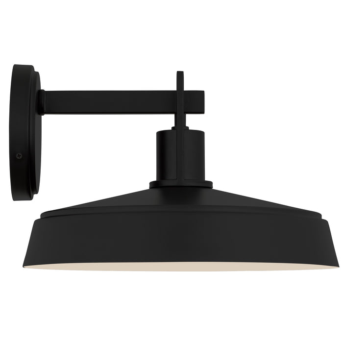 Myhouse Lighting Quoizel - KAR8414MBK - One Light Outdoor Wall Lantern - Karson - Matte Black