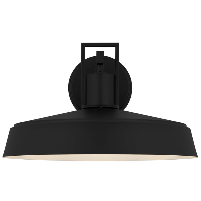 Myhouse Lighting Quoizel - KAR8416MBK - One Light Outdoor Wall Lantern - Karson - Matte Black