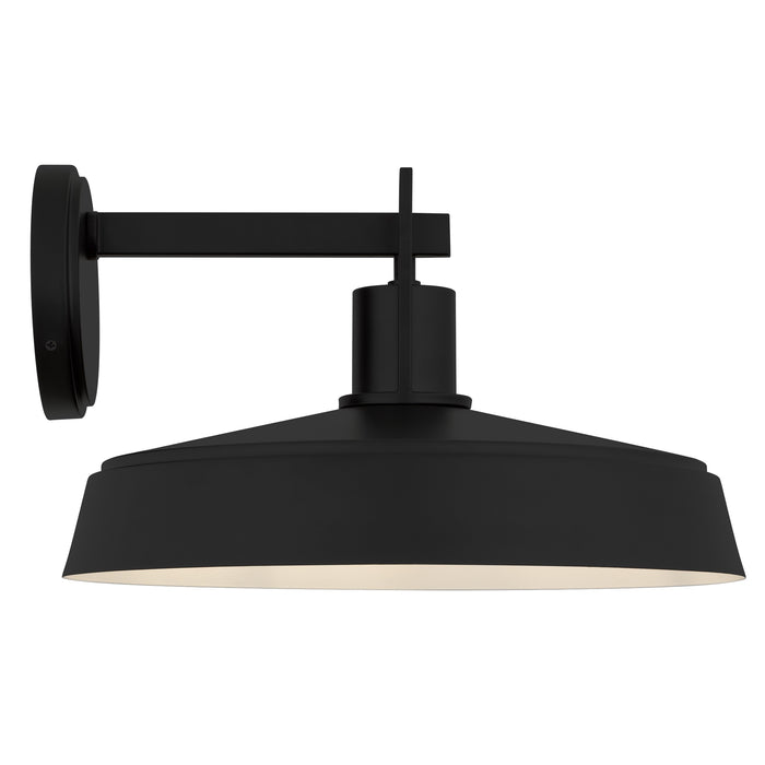 Myhouse Lighting Quoizel - KAR8416MBK - One Light Outdoor Wall Lantern - Karson - Matte Black