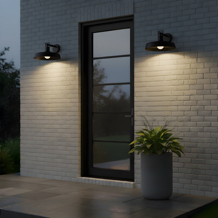 Myhouse Lighting Quoizel - KAR8416MBK - One Light Outdoor Wall Lantern - Karson - Matte Black