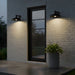 Myhouse Lighting Quoizel - KAR8416MBK - One Light Outdoor Wall Lantern - Karson - Matte Black