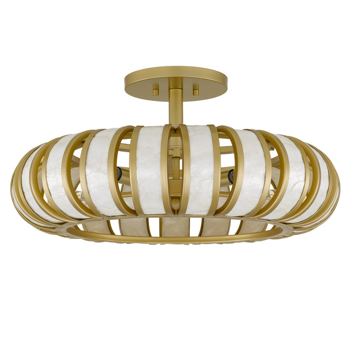 Myhouse Lighting Quoizel - KNIG1722SGD - Five Light Semi-Flush Mount - Knight - Soft Gold
