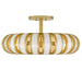 Myhouse Lighting Quoizel - KNIG1722SGD - Five Light Semi-Flush Mount - Knight - Soft Gold
