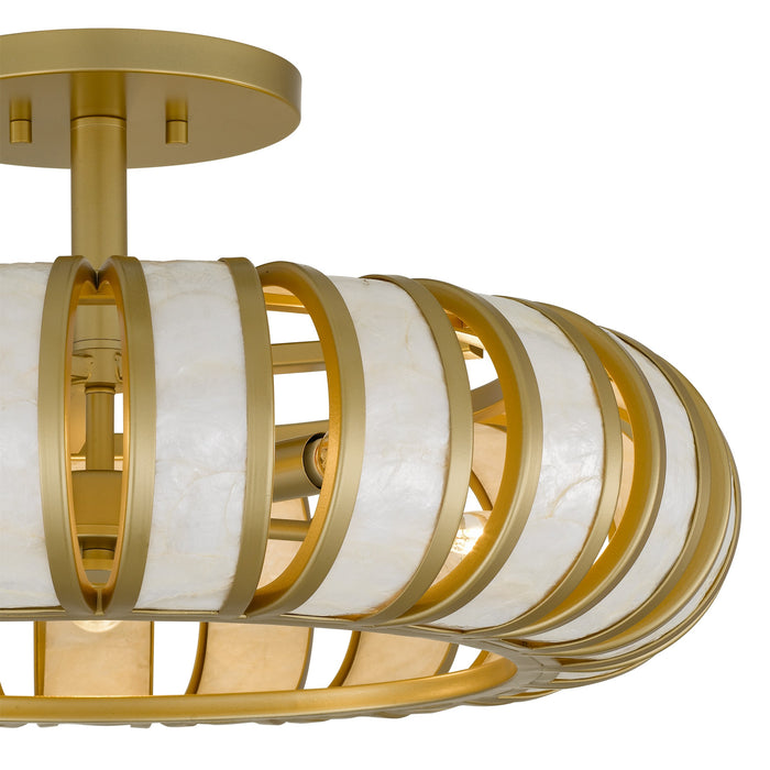 Myhouse Lighting Quoizel - KNIG1722SGD - Five Light Semi-Flush Mount - Knight - Soft Gold
