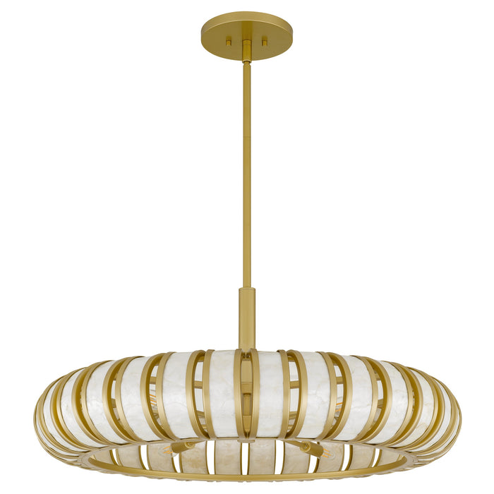 Myhouse Lighting Quoizel - KNIG2830SGD - Six Light Pendant - Knight - Soft Gold