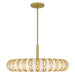 Myhouse Lighting Quoizel - KNIG2830SGD - Six Light Pendant - Knight - Soft Gold