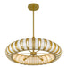 Myhouse Lighting Quoizel - KNIG2830SGD - Six Light Pendant - Knight - Soft Gold