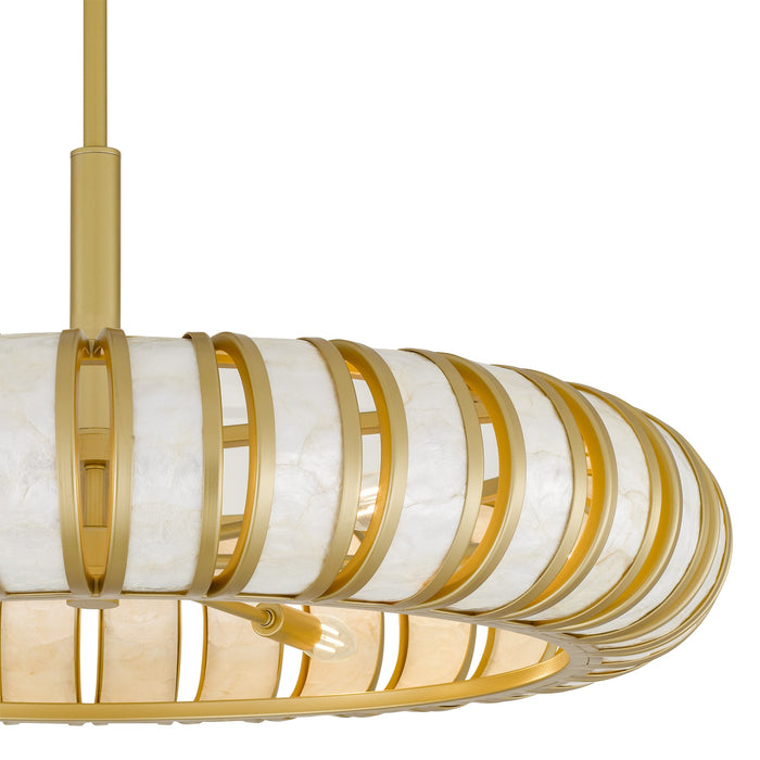 Myhouse Lighting Quoizel - KNIG2830SGD - Six Light Pendant - Knight - Soft Gold