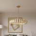 Myhouse Lighting Quoizel - KNIG2830SGD - Six Light Pendant - Knight - Soft Gold