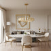 Myhouse Lighting Quoizel - KNIG2830SGD - Six Light Pendant - Knight - Soft Gold