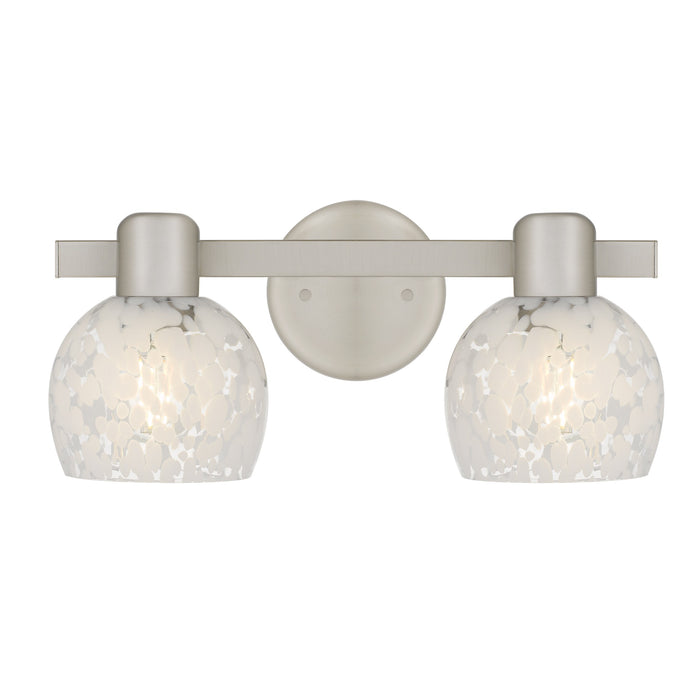 Myhouse Lighting Quoizel - LAY8616BN - Two Light Vanity - Layton - Brushed Nickel