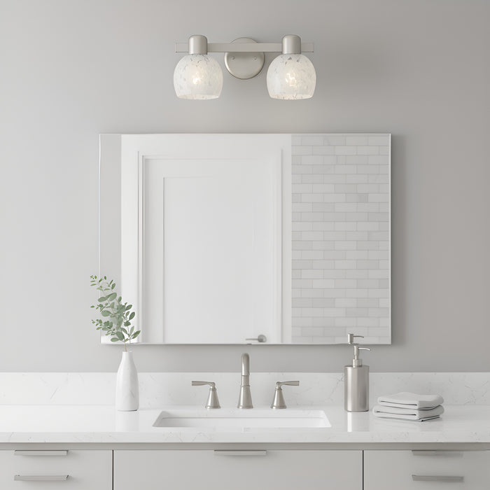 Myhouse Lighting Quoizel - LAY8616BN - Two Light Vanity - Layton - Brushed Nickel