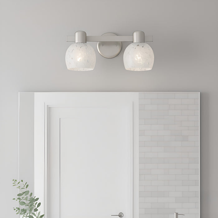 Myhouse Lighting Quoizel - LAY8616BN - Two Light Vanity - Layton - Brushed Nickel