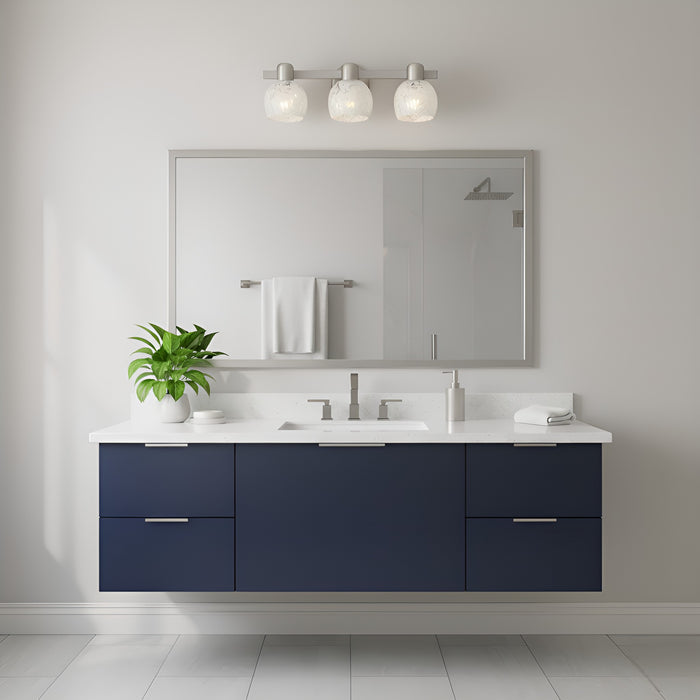Myhouse Lighting Quoizel - LAY8622BN - Three Light Vanity - Layton - Brushed Nickel