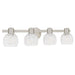Myhouse Lighting Quoizel - LAY8630BN - Four Light Vanity - Layton - Brushed Nickel