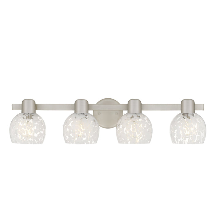 Myhouse Lighting Quoizel - LAY8630BN - Four Light Vanity - Layton - Brushed Nickel