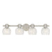 Myhouse Lighting Quoizel - LAY8630BN - Four Light Vanity - Layton - Brushed Nickel