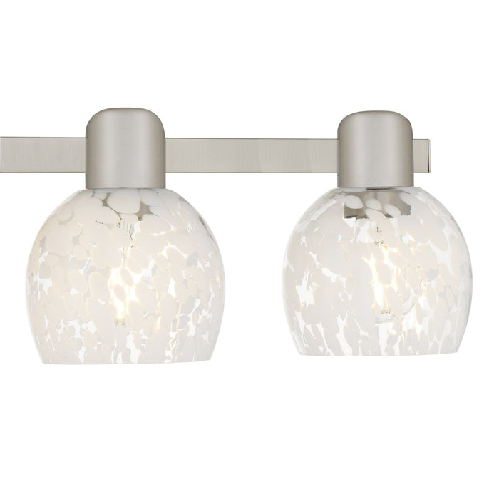 Myhouse Lighting Quoizel - LAY8630BN - Four Light Vanity - Layton - Brushed Nickel