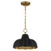 Myhouse Lighting Quoizel - LEA1812MBK - One Light Pendant - Leanne - Matte Black
