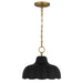 Myhouse Lighting Quoizel - LEA1812MBK - One Light Pendant - Leanne - Matte Black
