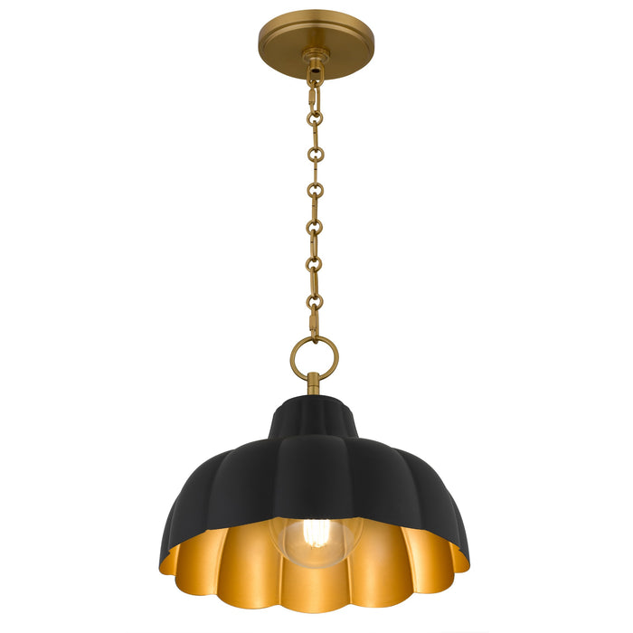 Myhouse Lighting Quoizel - LEA1812MBK - One Light Pendant - Leanne - Matte Black