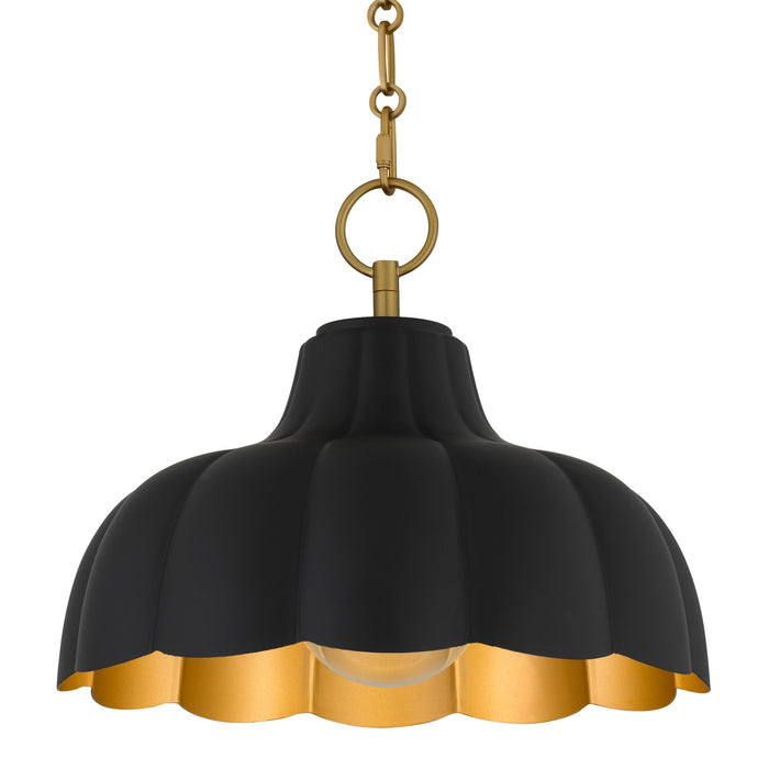 Myhouse Lighting Quoizel - LEA1812MBK - One Light Pendant - Leanne - Matte Black
