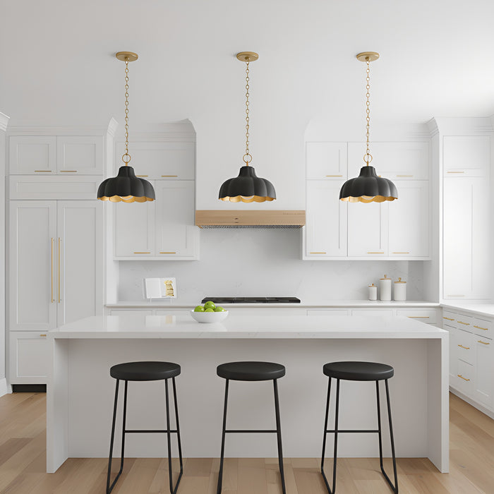 Myhouse Lighting Quoizel - LEA1812MBK - One Light Pendant - Leanne - Matte Black