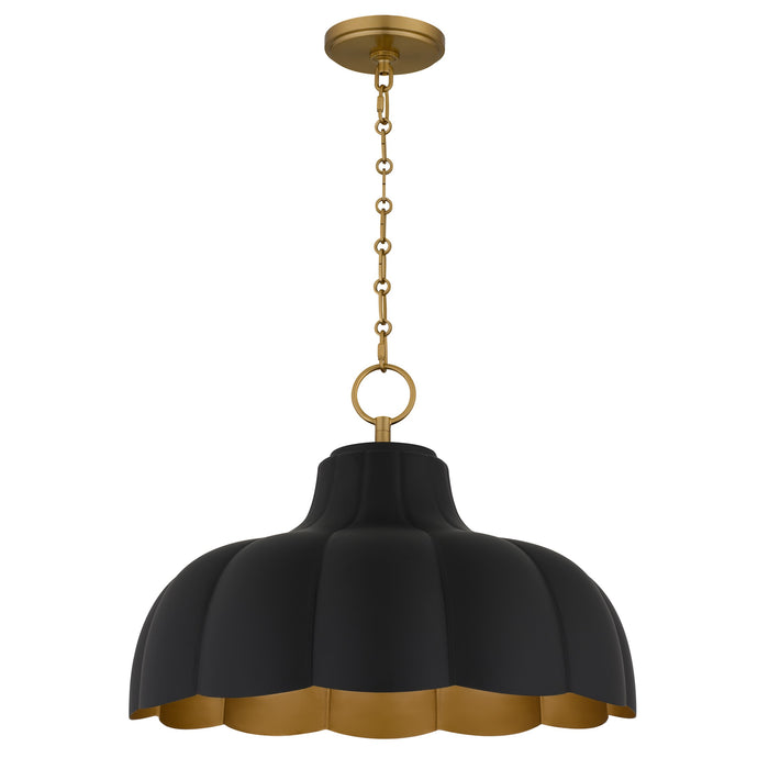 Myhouse Lighting Quoizel - LEA2820MBK - Four Light Pendant - Leanne - Matte Black