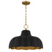 Myhouse Lighting Quoizel - LEA2820MBK - Four Light Pendant - Leanne - Matte Black