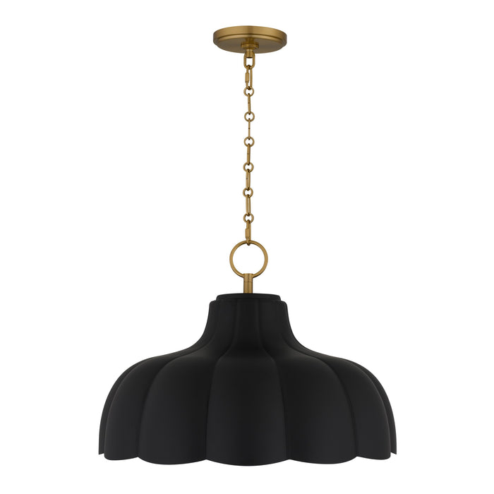 Myhouse Lighting Quoizel - LEA2820MBK - Four Light Pendant - Leanne - Matte Black