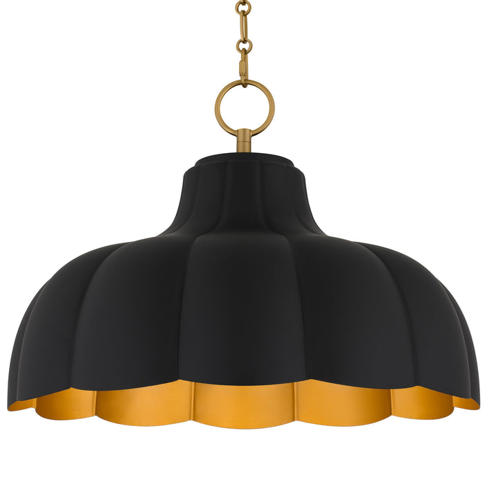 Myhouse Lighting Quoizel - LEA2820MBK - Four Light Pendant - Leanne - Matte Black