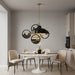 Myhouse Lighting Quoizel - LEA2820MBK - Four Light Pendant - Leanne - Matte Black