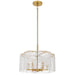 Myhouse Lighting Quoizel - MAI2818BRG - Six Light Pendant - Maisie - Brushed Gold