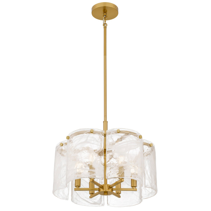 Myhouse Lighting Quoizel - MAI2818BRG - Six Light Pendant - Maisie - Brushed Gold