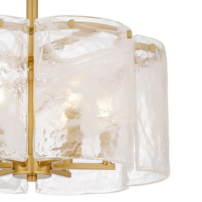 Myhouse Lighting Quoizel - MAI2818BRG - Six Light Pendant - Maisie - Brushed Gold